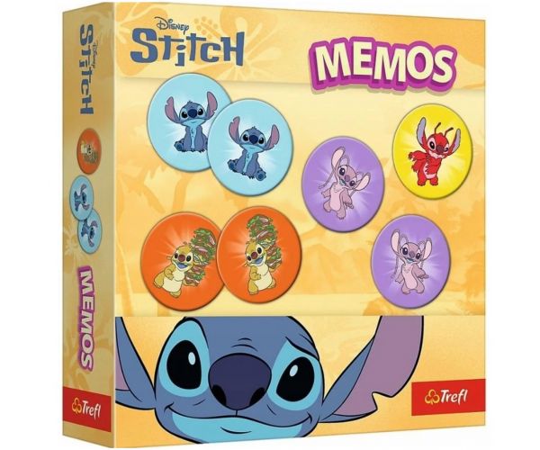 Disney Stitch joc de memorie - Trefl