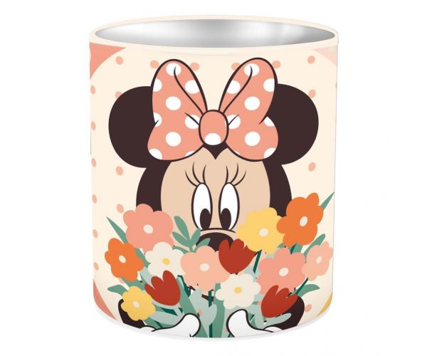 Disney+Suport+de+birou+pentru+instrumente+de+scris+din+metal+în+formă+de+cilindru+Minnie+Mouse+10x11cm