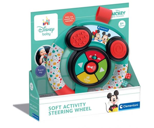 Disney baby: Volan interactiv moale - Clementoni