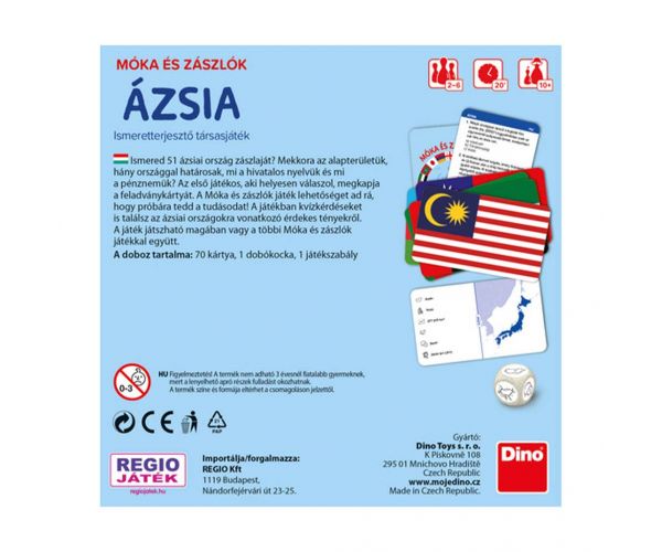 Distracție și steaguri - Joc de societate Asia