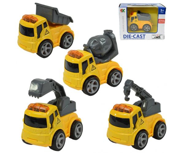 Die-Cast City Style: Mașină de lucru în diverse versiuni 1bucată