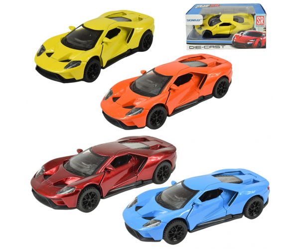 Die-Cast: Mașină sport cu lumină și sunet în mai multe versiuni 13cm