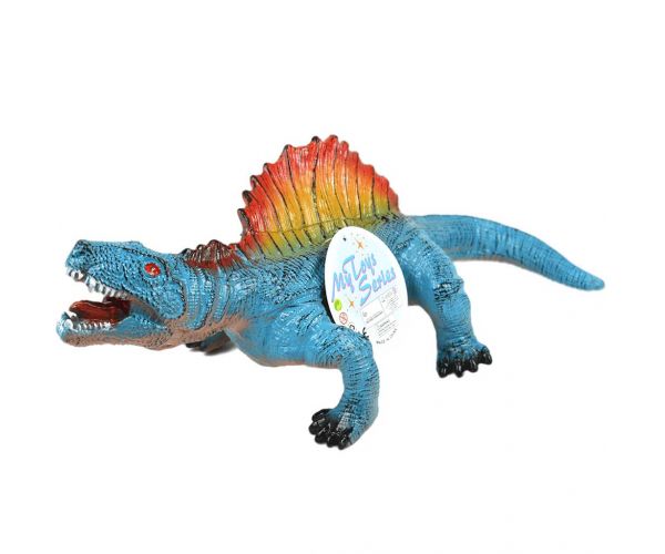 Dino World: Figurină de dinozaur Canthosaurus cu sunet, material vinyl cu umplutură de bumbac 35cm
