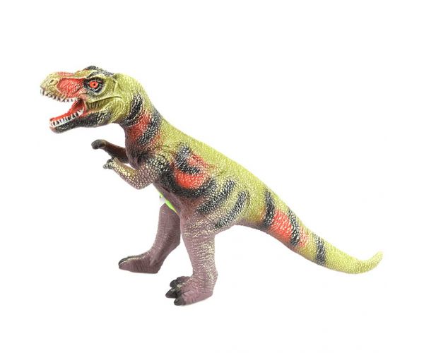 Dino World: Figurină dinozaur Tyrannosaurus Rex cu sunet, material vinyl cu umplutură de bumbac 35cm