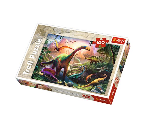 Dinoszauruszok földjén puzzle 100db-os - Trefl