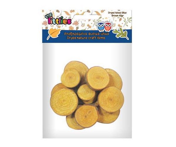 Szeletelt fa korongok 40 gr