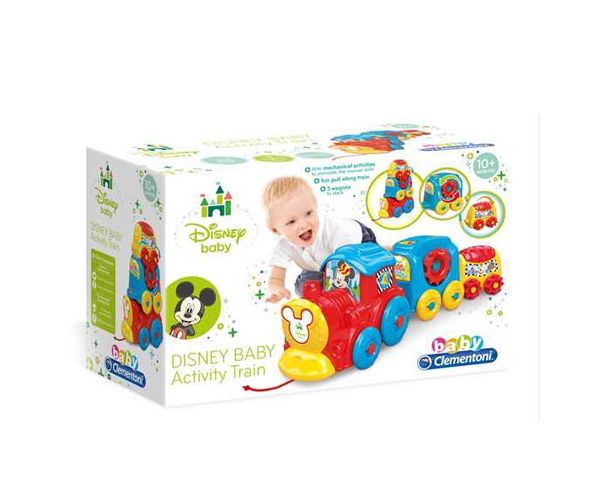 Disney Baby: Mickey vonat játékszett - Clementoni