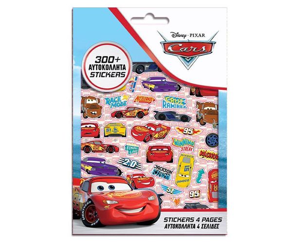 Disney: Cars 300 bucăți set abțibild