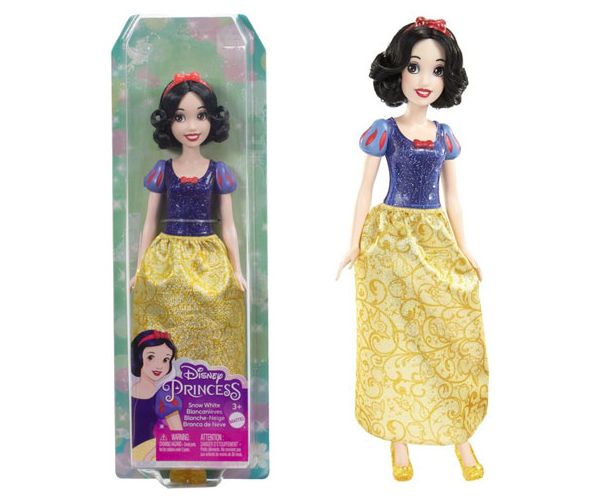 Disney Princess: Albă ca Zăpada sclipitoare prințesă păpușă - Mattel