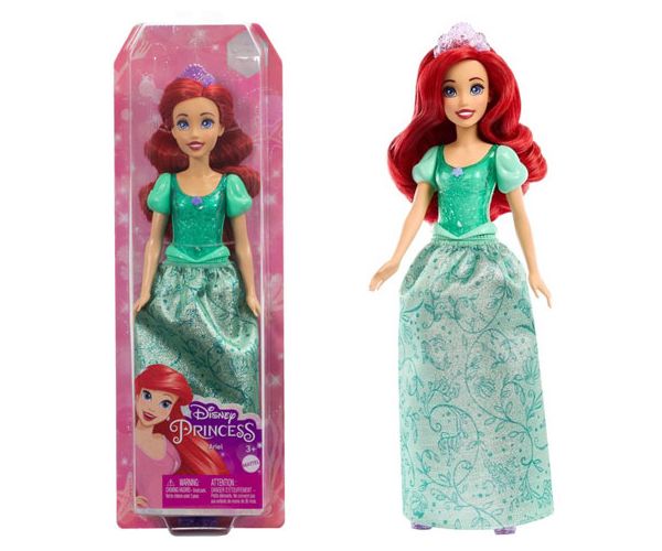 Disney Princess: Ariel sclipitoare prințesă păpușă - Mattel