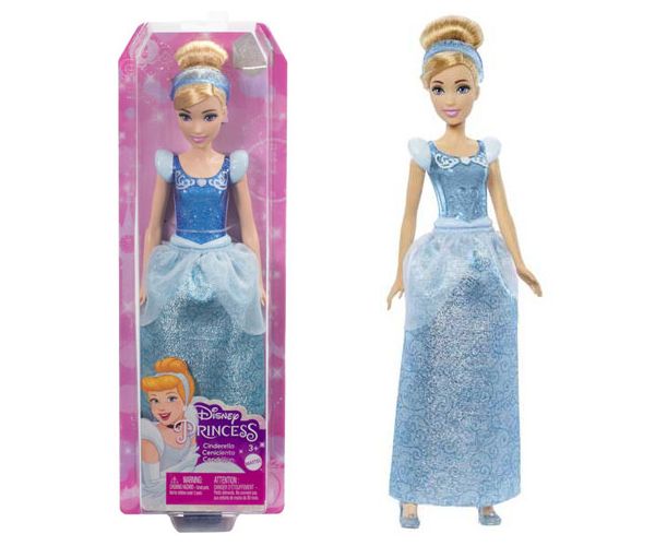 Disney Princess: Cenușăreasa sclipitoare prințesă păpușă - Mattel