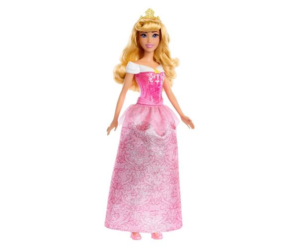 Disney Hercegnők: Csillogó Csipkerózsika hercegnő baba - Mattel