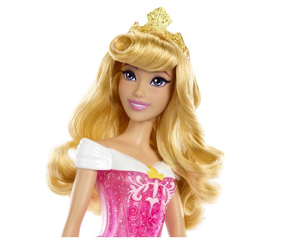 Disney Hercegnők: Csillogó Csipkerózsika hercegnő baba - Mattel