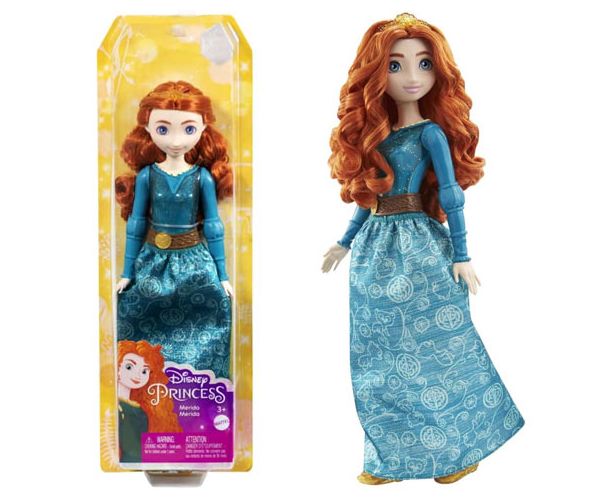 Disney Princess: Merida sclipitoare prințesă păpușă - Mattel