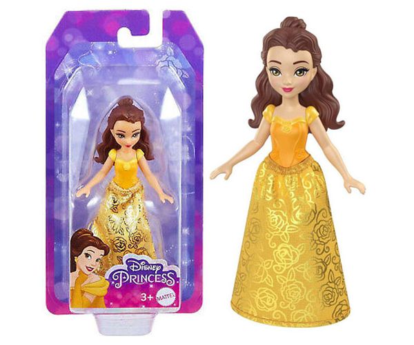 Disney Princess: Mini Belle prințesă păpușă - Mattel