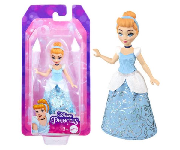 Disney Princess: Mini Cenușăreasa prințesă păpușă - Mattel