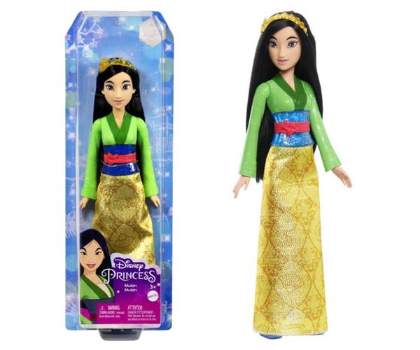 Disney Princess: Mulan sclipitoare prințesă păpușă - Mattel