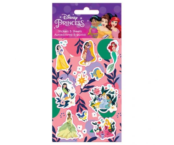 Disney Princess set autocolant autoadeziv 8x12cm foi 5 bucăți
