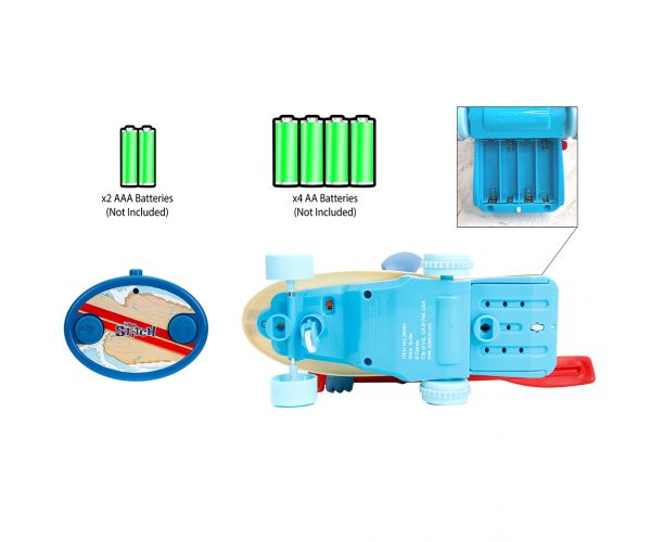 Disney Stitch placă de surf RC cu telecomandă 25cm - Jada Toys