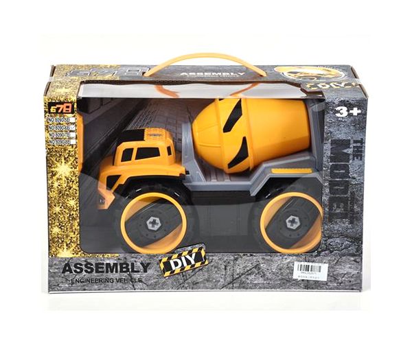 DIY Assembly mixer vehicul culoarea galbenă