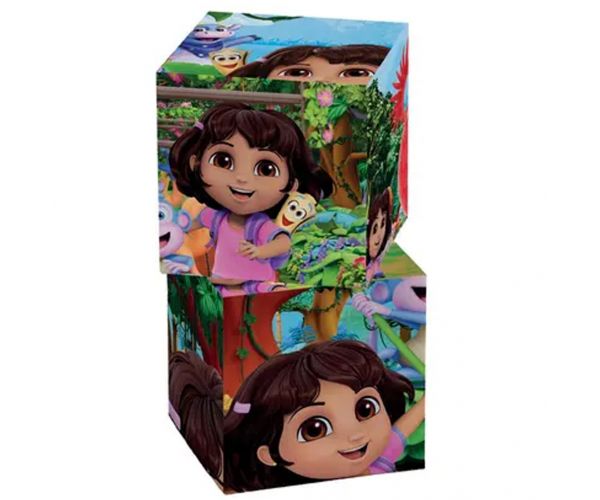 Dora Exploratoarea cuburi de poveste, set de 12 bucăți - Clementoni