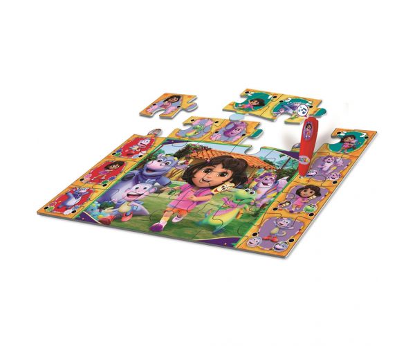 Dora exploratoarea – puzzle de podea interactiv, 24 de piese - Clementoni