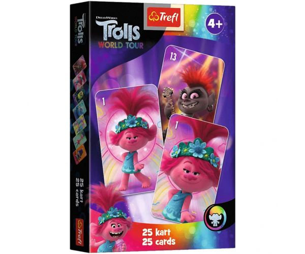 Dreamworks: Joc de cărți Trolls - Negru Petru - Trefl