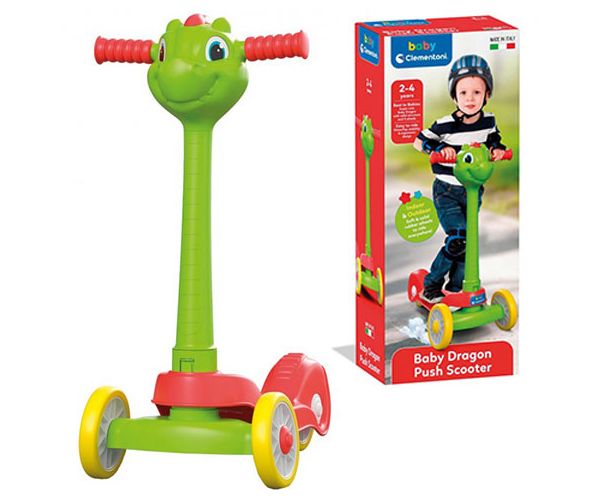 Dragon trotinetă trei roți pentru vârsta de 2-4 ani - Clementoni Baby