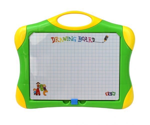 Drawing Board: Multifunkciós mágneses rajztábla filccel és betűkkel 30x24cm
