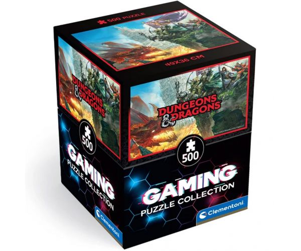 Dungeons & Dragons – Ținutul Flăcărilor puzzle de 500 de piese - Clementoni