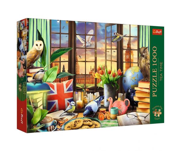 După-amiază englezească puzzle Premium plus quality de 1000 de piese - Trefl