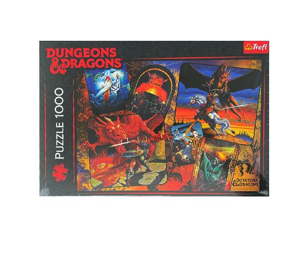 Dungeons&Dragons 1000 bucăți puzzle - Trefl