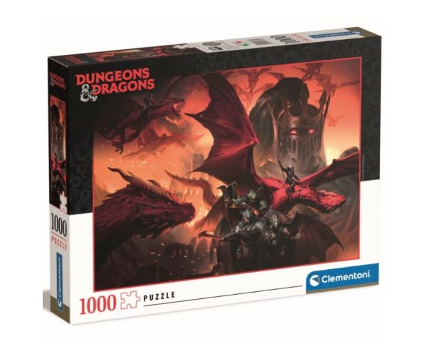 Dungeons & Dragons: Vörös sárkány HQC 1000db-os puzzle - Clementoni