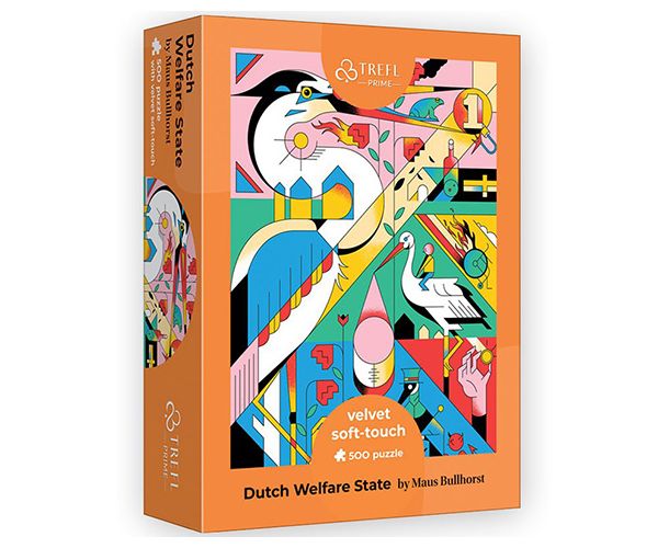 Dutch Welfare State bársony puha tapintású 500db-os puzzle - Trefl