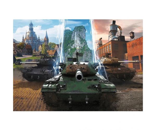 World of Tanks - E timpul pentru acțiune! - puzzle de 500 de piese - Trefl