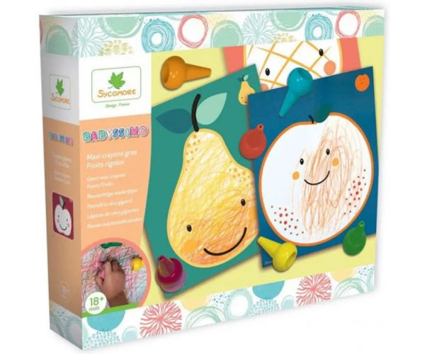 Sycomore Artissimo cretă cerată set cu modele de fructe