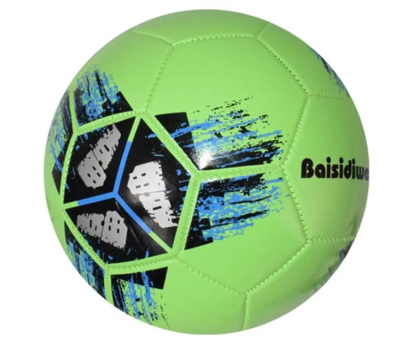 Piele artificială minge de fotbal cu model cruce 23cm