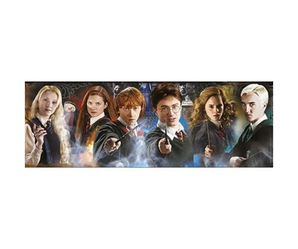 Harry Potter: Elevii de la Hogwarts panoramă puzzle 1000 bucăți - Clementoni