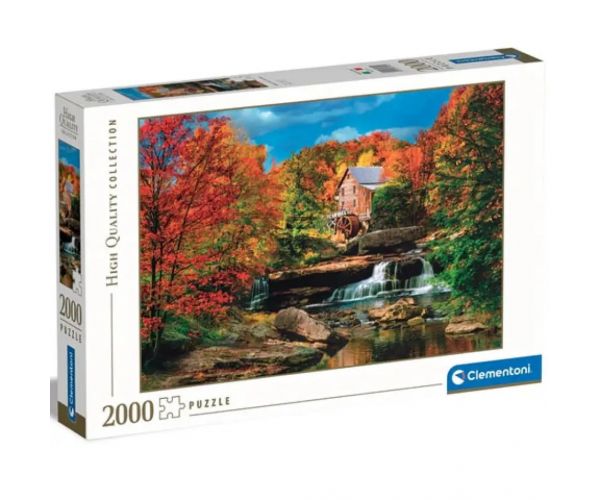 Moara de apă în pădure HQC puzzle 2000 bucăți - Clementoni