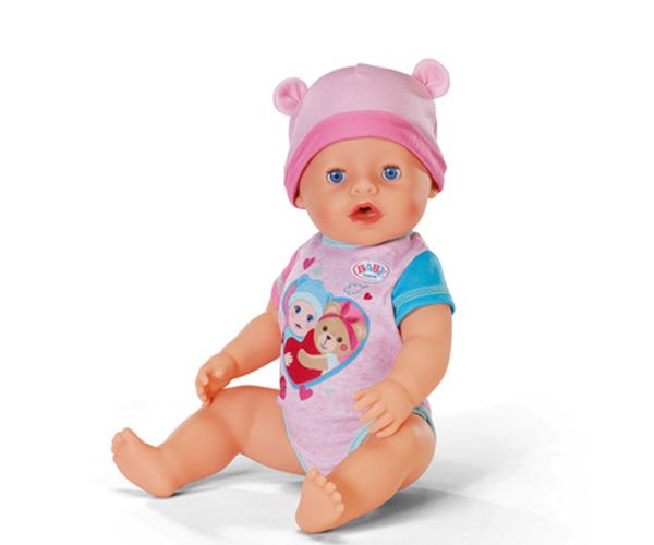 Baby Born: Set de păpuși interactiv Emma cu accesorii de 43 cm - Zapf Creation