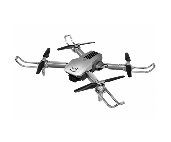 KOO: Kotaro 080 gri dron pliabil cu telecomandă cu cameră dublă și iluminare LED
