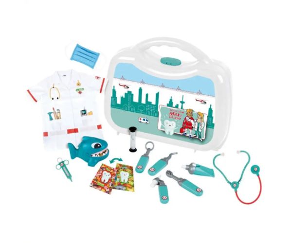 Geantă de doctor dentist rechin set Deluxe
