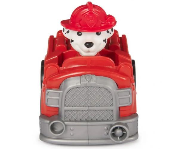 Paw Patrol: Rescue Racers Marshall cu mașina de pompieri - Spin Master
