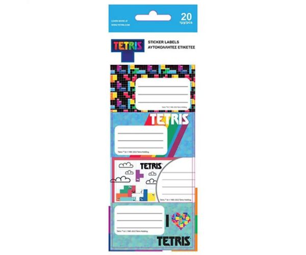 Tetris etichete caiet 20 bucăți set