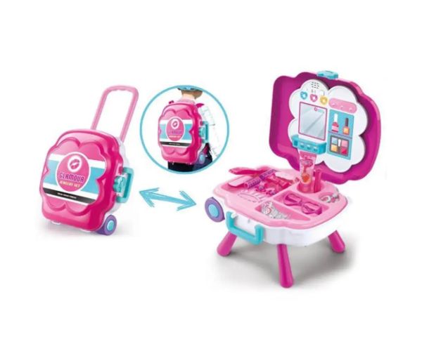 Set de frumusețe portabil glamouros cu muzică
