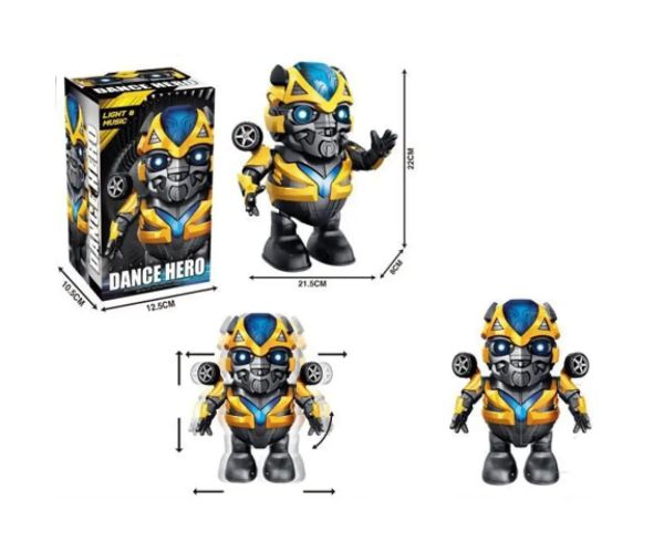Robot Dance Hero electronic dansator cu sunete și lumini