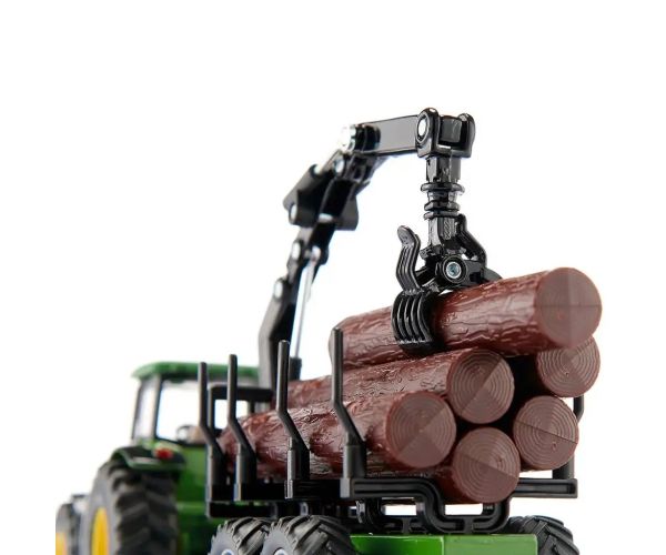 SIKU tractor de transport de bușteni John Deere 1/50
