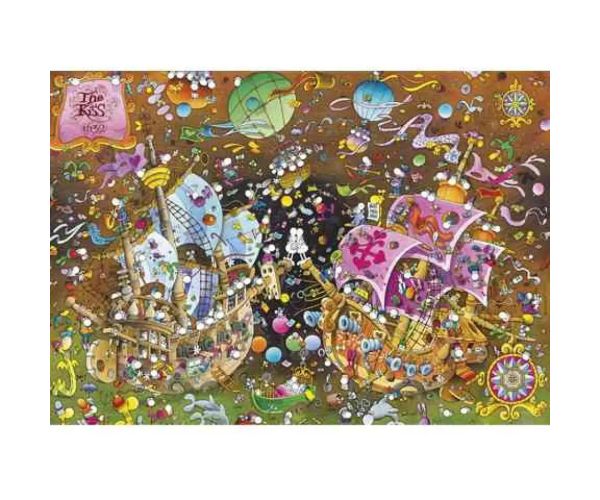 Mordillo Sărutul puzzle 6000 bucăți - Clementoni