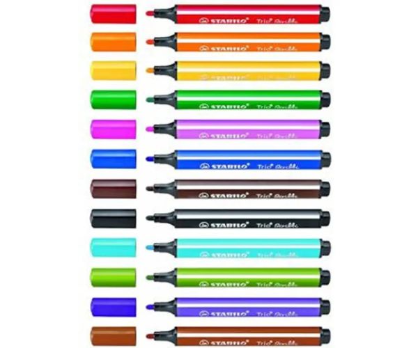 Stabilo: Trio Scribbi set marker de masă 12bc