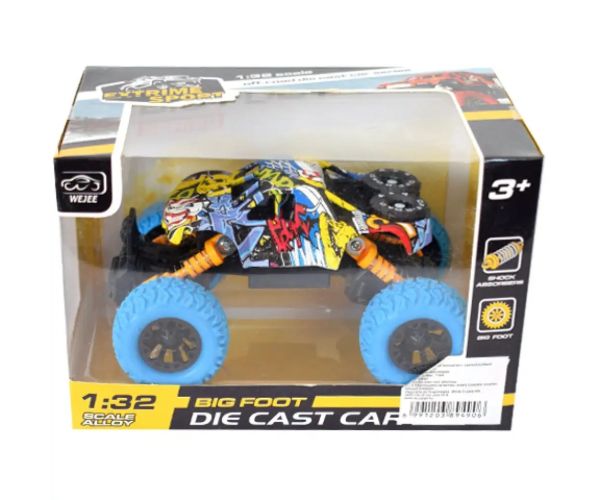 Off-Road mașină jeep culoarea gri 1/32